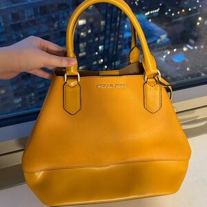 Michael Kors Mustard Yellow Satchel
